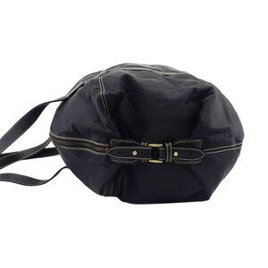 BALLY Tote Bag Black gold Women Authentic secondhand